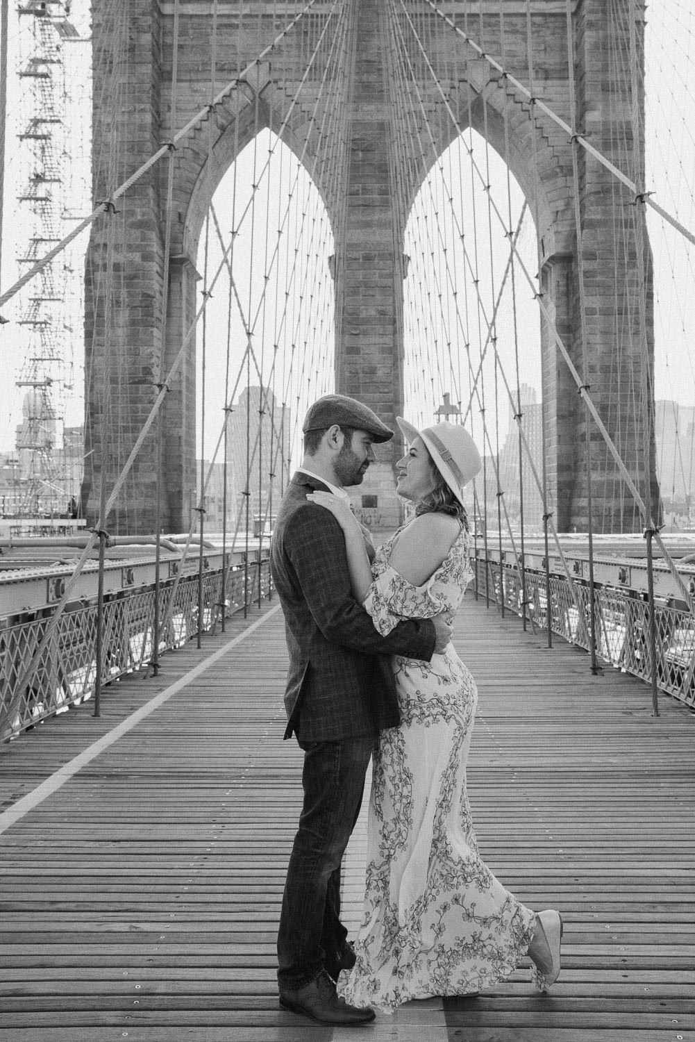 Brooklyn Bridge Engagement Photos, Theresa Kelly Photography, Brooklyn Bridge Engagement Shoot