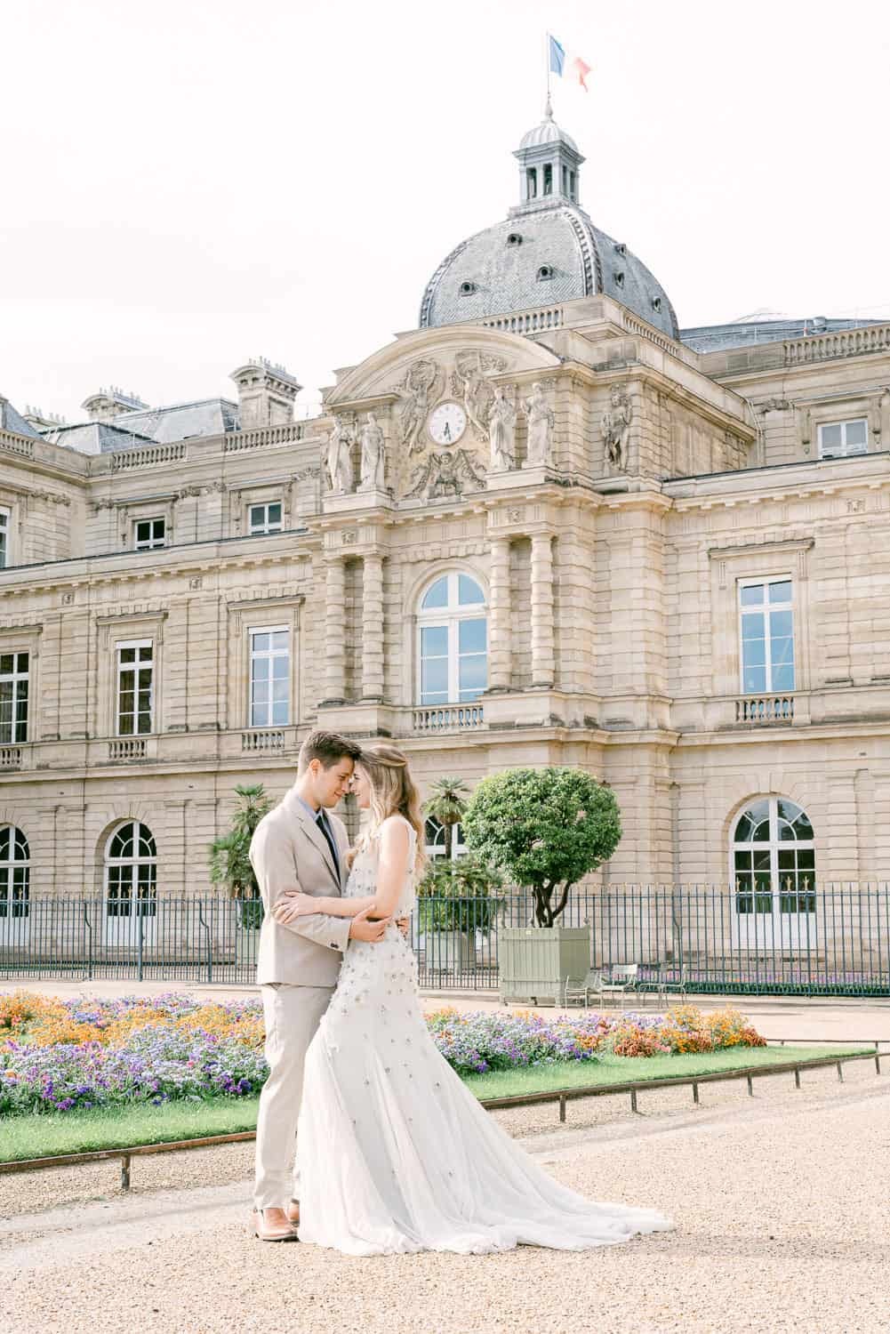 Jardin du Luxembourg Couples Portraits, Paris Wedding Photos, Paris Wedding Photographer, Theresa Kelly
