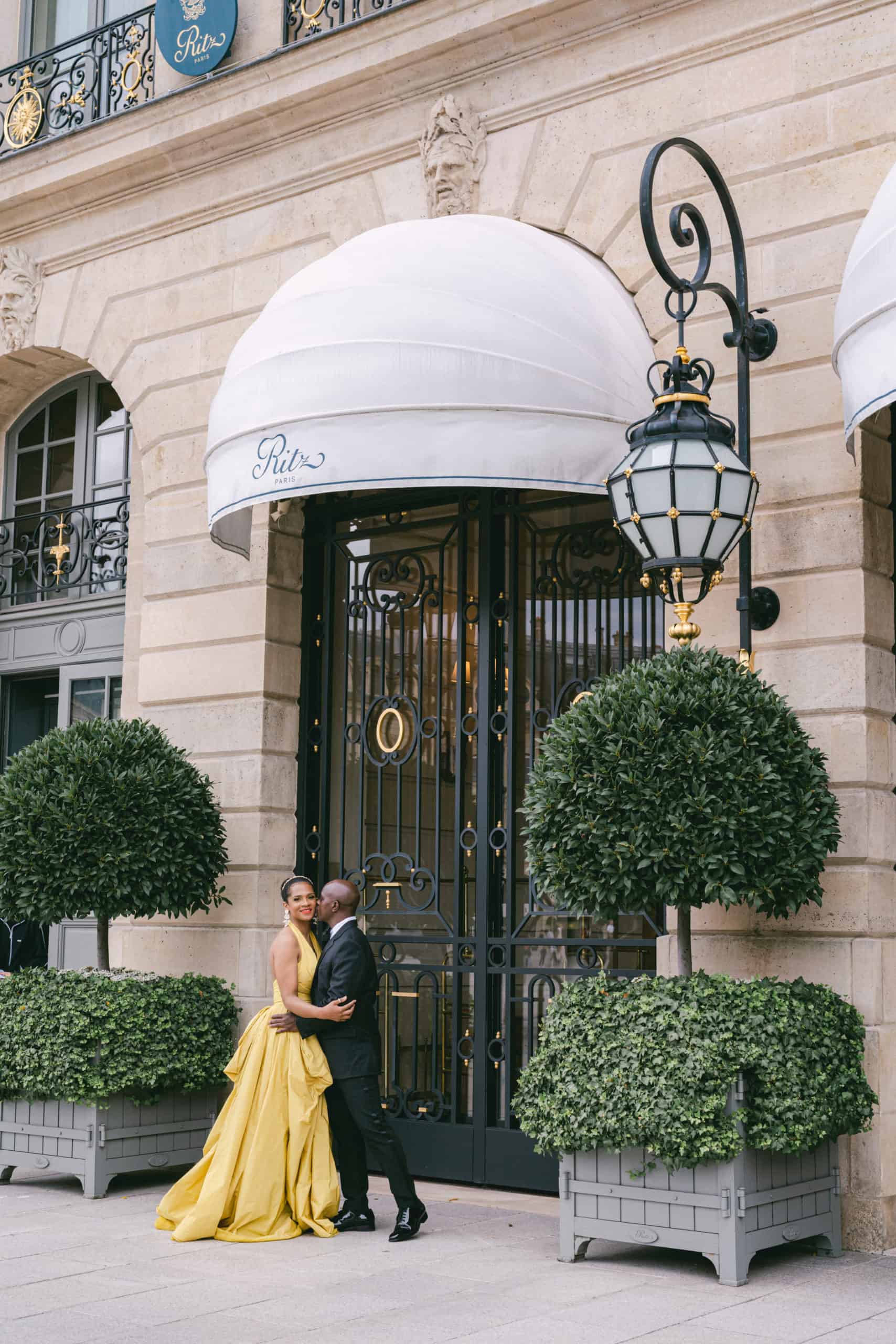 Ritz Paris Wedding, Paris Wedding Photographer, Entrance to Ritz Paris, Theresa Kelly Photography